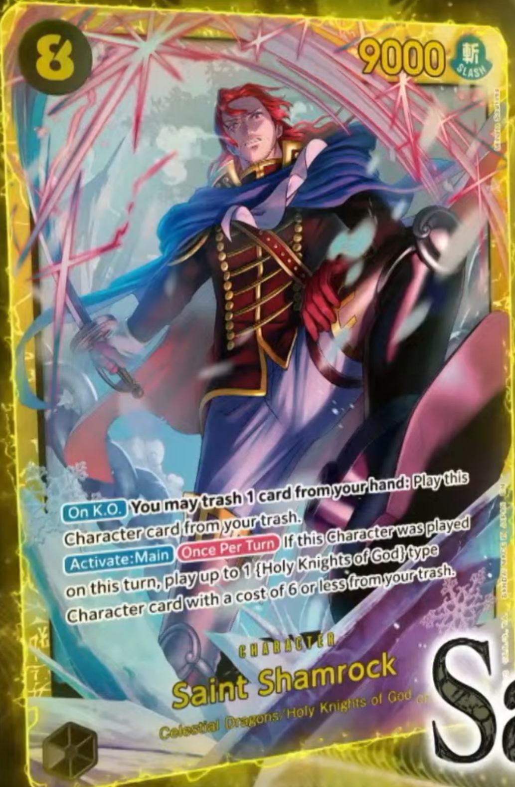 OP18-119 Saint Shamrock card